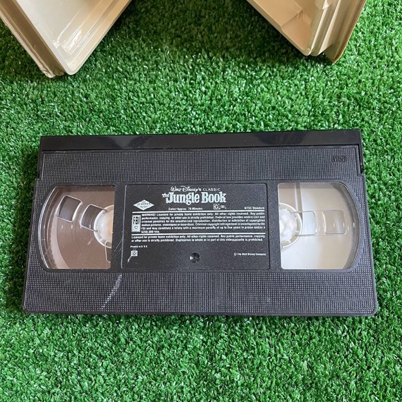 The Jungle Book Disney Classic Black Diamond Collection VHS Tested Vintage - Picture 3 of 10